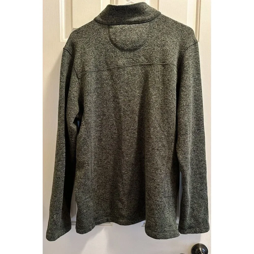 VTG Woolrich Half Zip Pullover Sweater, Green,‎ Size Large
